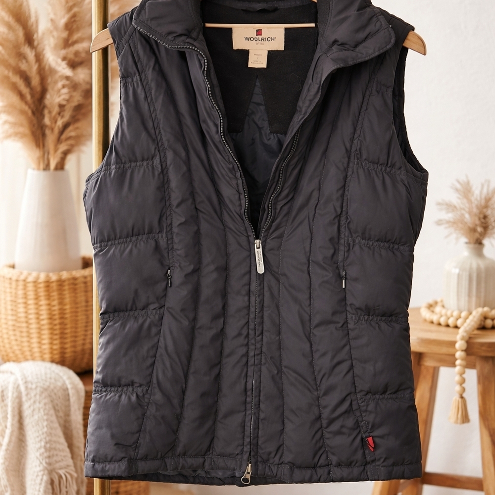 Woolrich Charcoal Quilted Vest